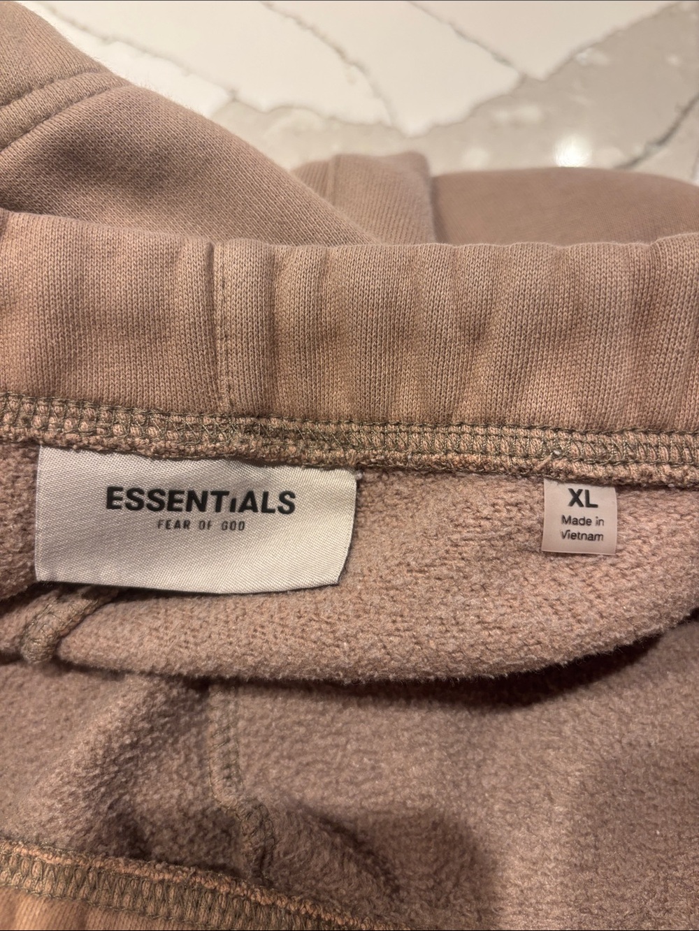Essentials Fear of God Brown Sweatpants, Size XL - Picture 2 of 2